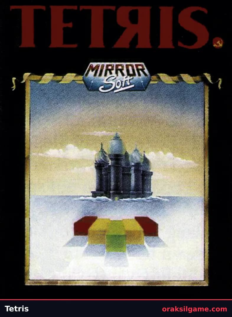 테트리스 MSX판 퍼즐 게임 화면 2 - MSX (1988)