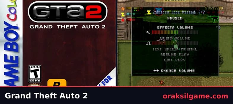 GTA 2 액션 게임 화면 1 - 플레이스테이션 (1999)
