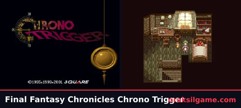 크로노 트리거 플레이스테이션 RPG 게임 화면 1 - 플레이스테이션 (1999)