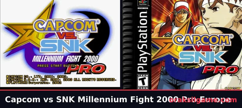 캡콤 대 SNK 프로 대전격투 게임 화면 1 - 플레이스테이션 (2000)
