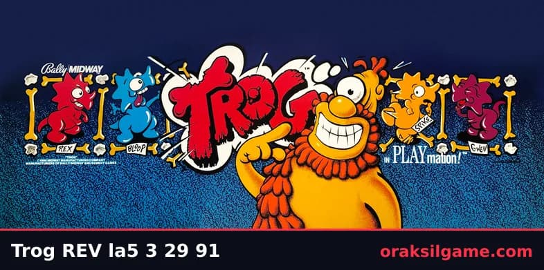 트로그 액션 게임 화면 3 - 오락실 (1990)
