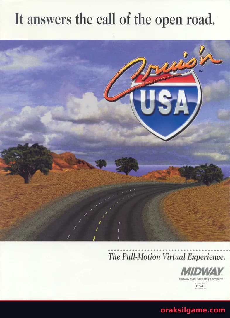 크루즌 USA 레이싱 게임 화면 3 - Arcade (1994)