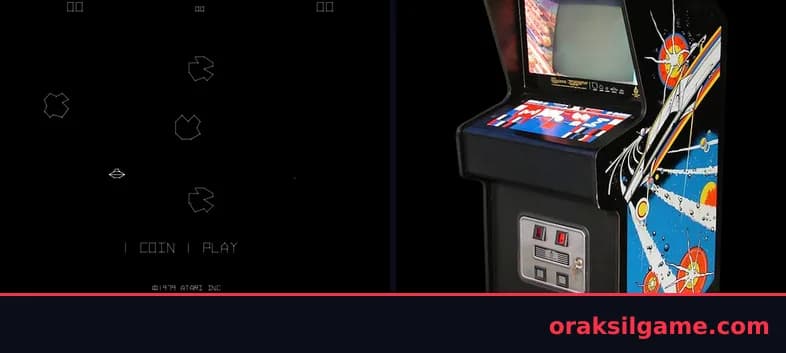 애스터로이즈 REV 4 런앤건 게임 화면 1 - Arcade (1979)