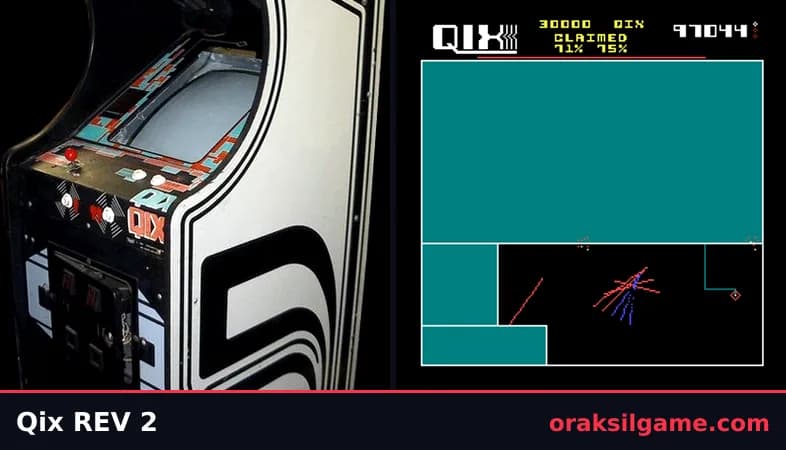 퀵스 오락실판 퍼즐 게임 화면 2 - 오락실 (1981)