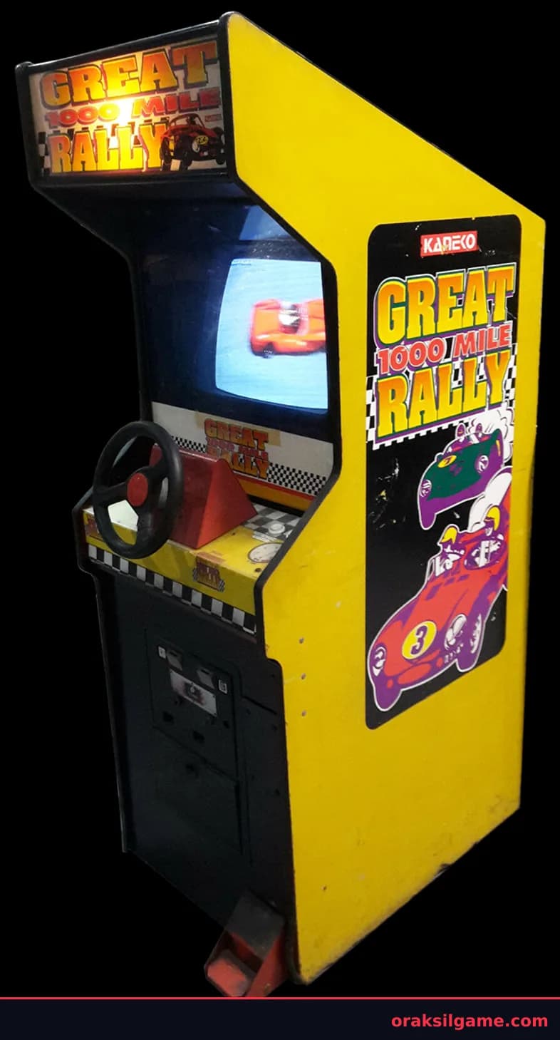 1000 미글리아: 그레이트 1000 마일스 랠리 레이싱 게임 화면 3 - Arcade (1994)