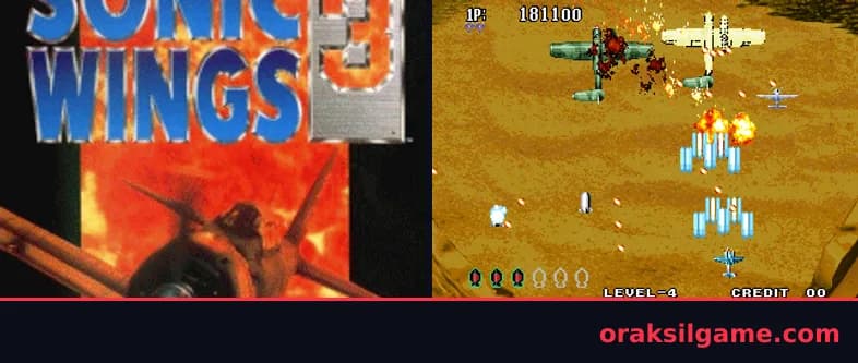 에어로 파이터즈 3 슈팅 게임 화면 2 - Arcade (1995)