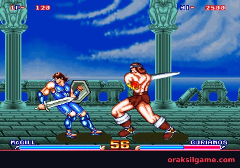 블랜디아 대전격투 게임 화면 2 - Arcade (1992)