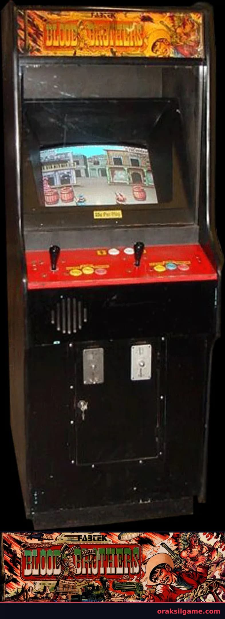 블러드 브라더스 FPS·3D슈팅 게임 화면 2 - Arcade (1990)