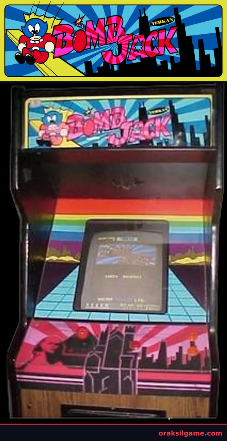 봄 잭 플랫폼 게임 화면 1 - Arcade (1984)