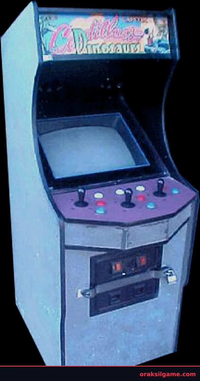 캐딜락 공룡시대 벨트스크롤 게임 화면 3 - Arcade (1993)