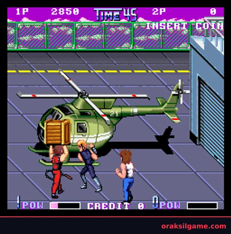 더블 드래곤 2 벨트스크롤 게임 화면 3 - Arcade (1988)