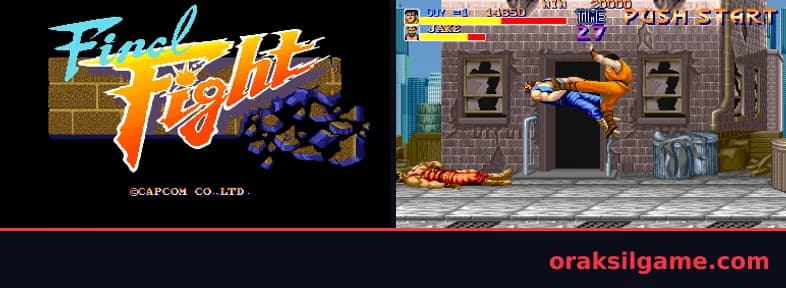 파이널 파이트 벨트스크롤 게임 화면 1 - Arcade (1989)