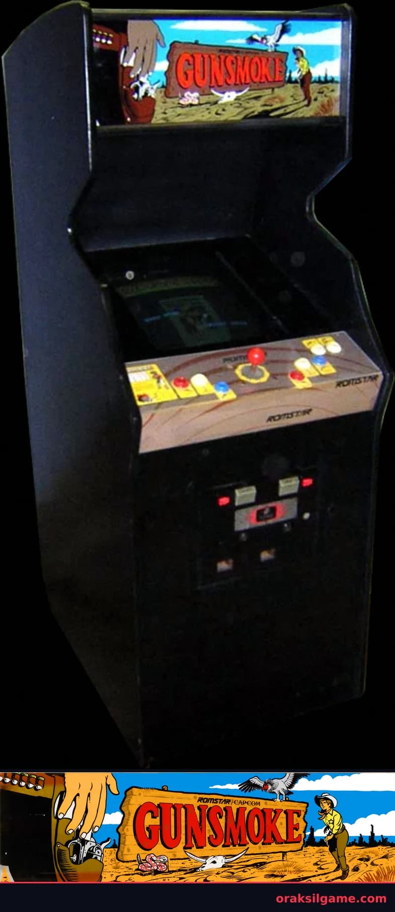 건스모크 런앤건 게임 화면 2 - Arcade (1985)