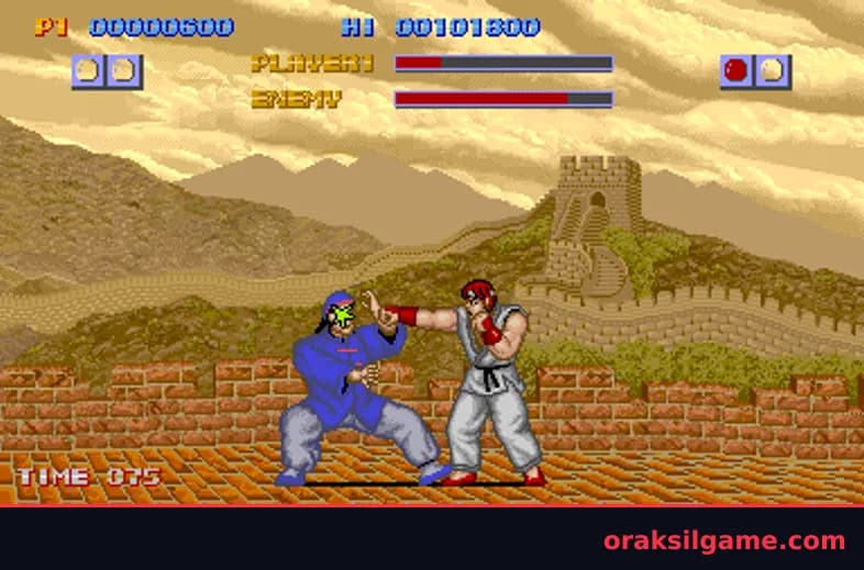 스트리트 파이터 대전격투 게임 화면 3 - Arcade (1987)